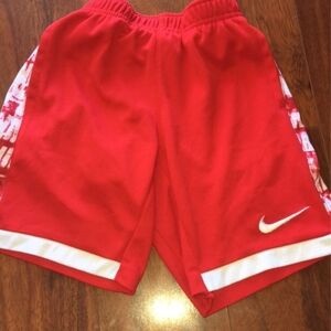 Nike Kids Red Athletic Shorts